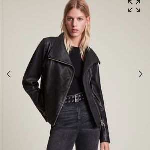 Like new ALLSAINTS Ellis leather biker jacket